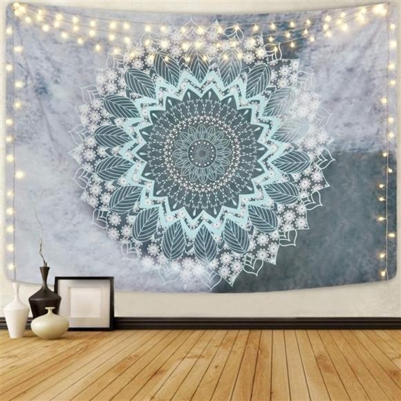 Mandala Tapestry Floral Bohemian Tapestry Indian Hippie Flower Tapestries